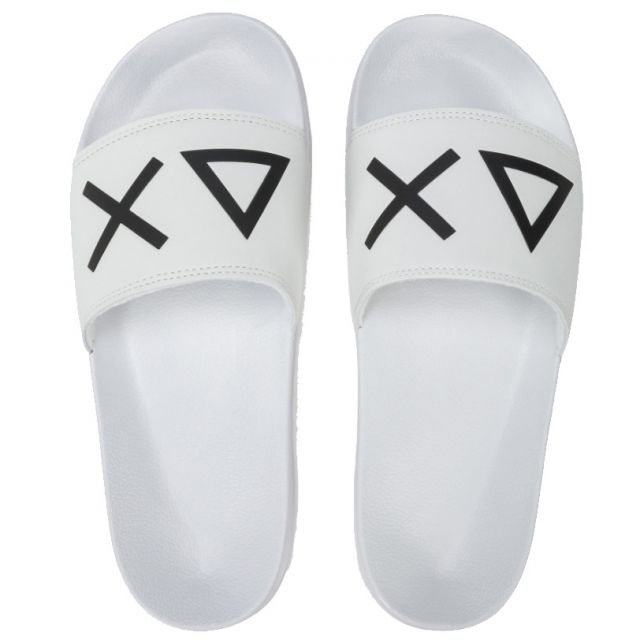 SUN68 CIABATTA SLIPPERS LOGO X35102-01