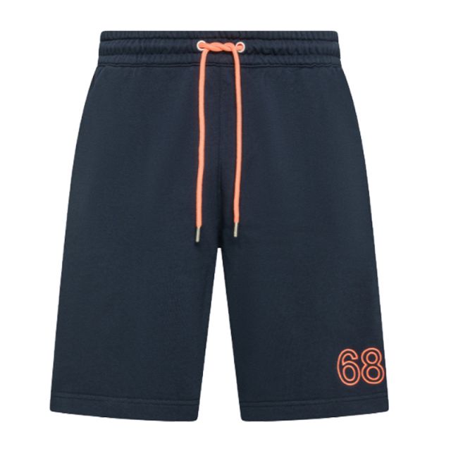 SUN68 BERMUDA IN FELPA FLUO BLU F35140-07