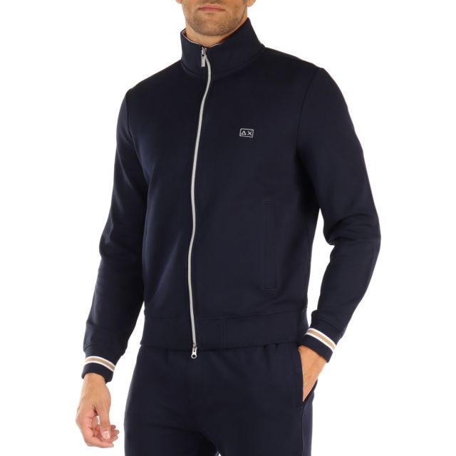 SUN68 FELPA UOMO FULLZIP F42108-07