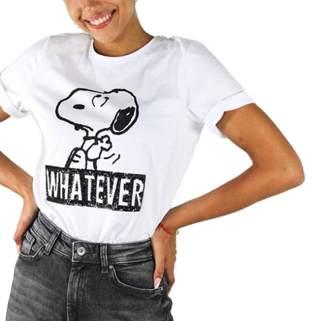 ONLY PEANUTS T-SHIRT WHITE 15241177
