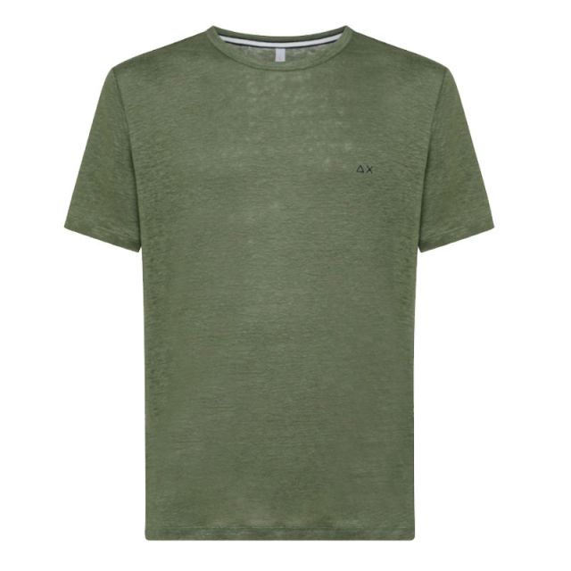 SUN 68 T-SHIRT UOMO LINEN SOLID T33130-19