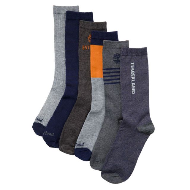 TIMBERLAND SET 6 CALZE CREW GIFTABLE TB0A2P8B-451