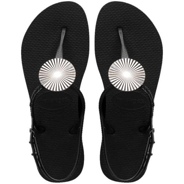 HAVAIANAS SANDALO INFRADITO METAL TWIST NERO