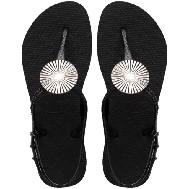 HAVAIANAS SANDALO INFRADITO METAL TWIST NERO