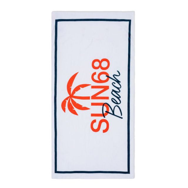 SUN68 TELO DA MARE BIG TOWEL LOGO X32130-01