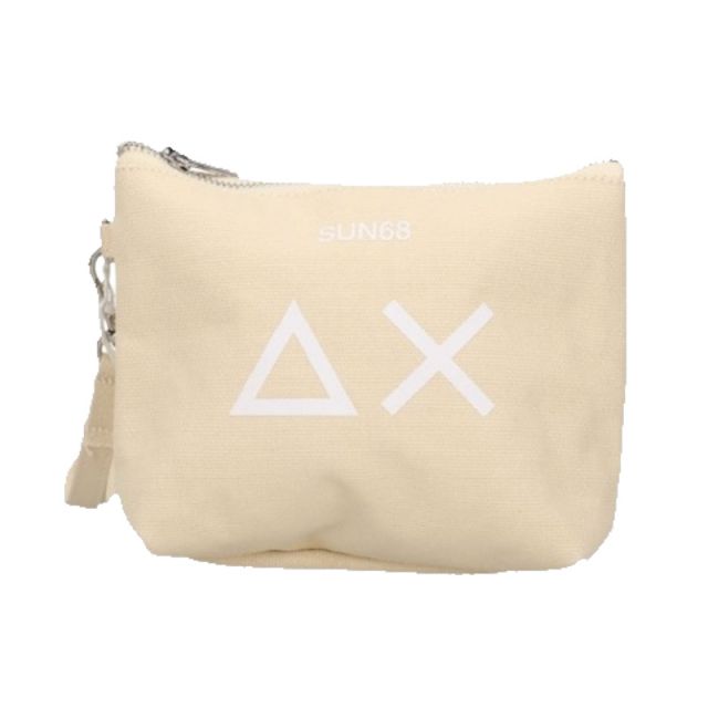 SUN68 POUCHETTE CANVAS BEIGE X35211-16