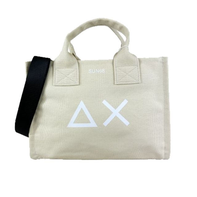 SUN68 BORSA CANVAS BEACH BAG X35212-16
