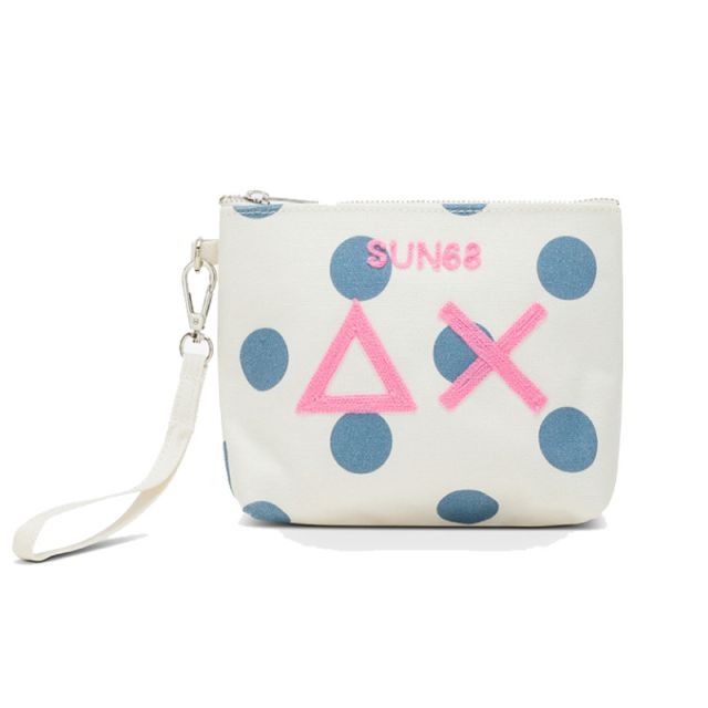 SUN68 CANVAS PRINTED POCHETTE X35225-0180