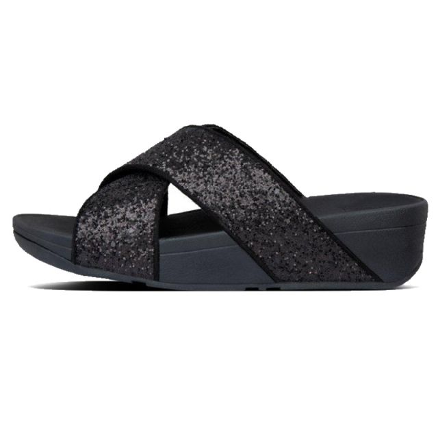 FITFLOP CIABATTA LULU GLITTER NERO